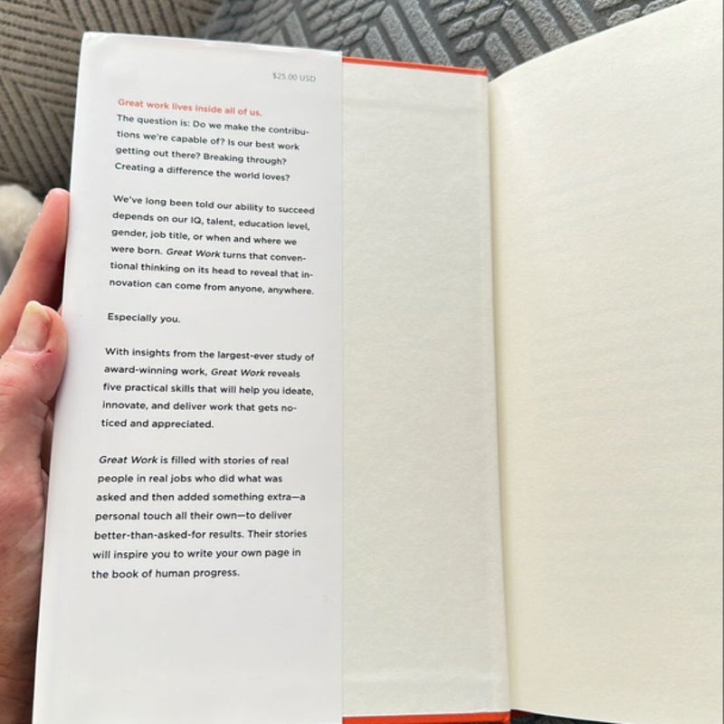 Great Work: How to Make a Difference People Love