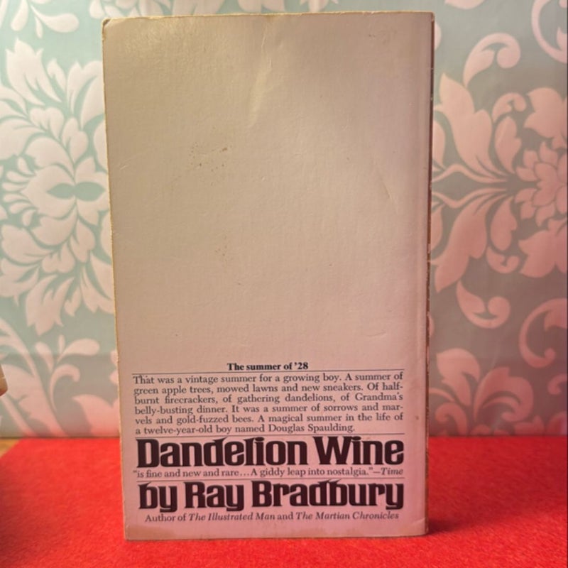 Dandelion Wine 