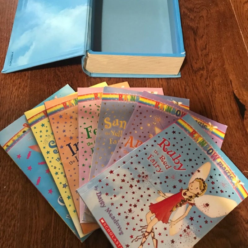 Boxed Set #1-7 RAINBOW MAGIC FAIRY GIRLS Paperback, Scholastic Children’s Girl Fantasy Fiction
