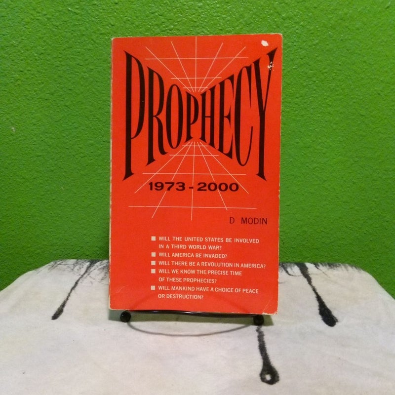Prophecy - Signed (First Printing) Vintage 1972