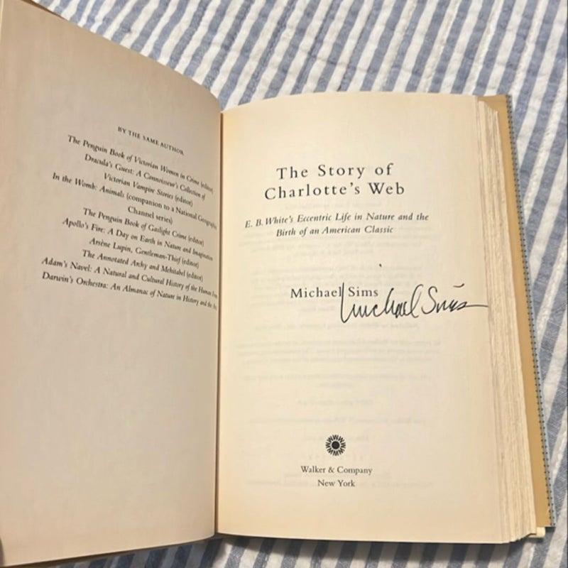 The Story of Charlotte's Web - signed by author
