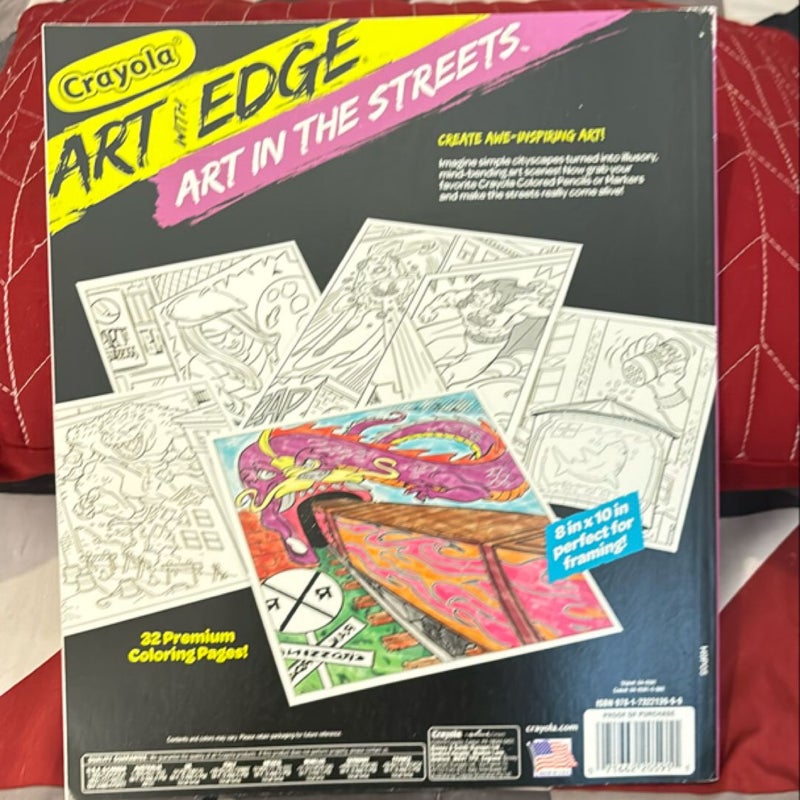 Art in the Streets coloring book 