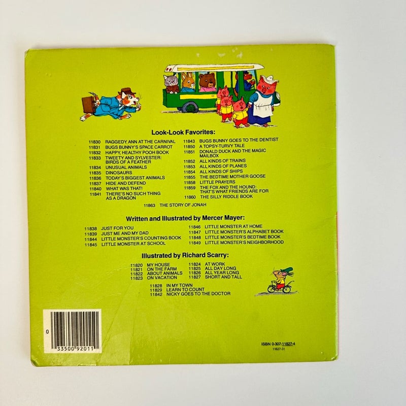 Short and Tall book by Richard Scarry, 1976, 1966, Golden Look Look