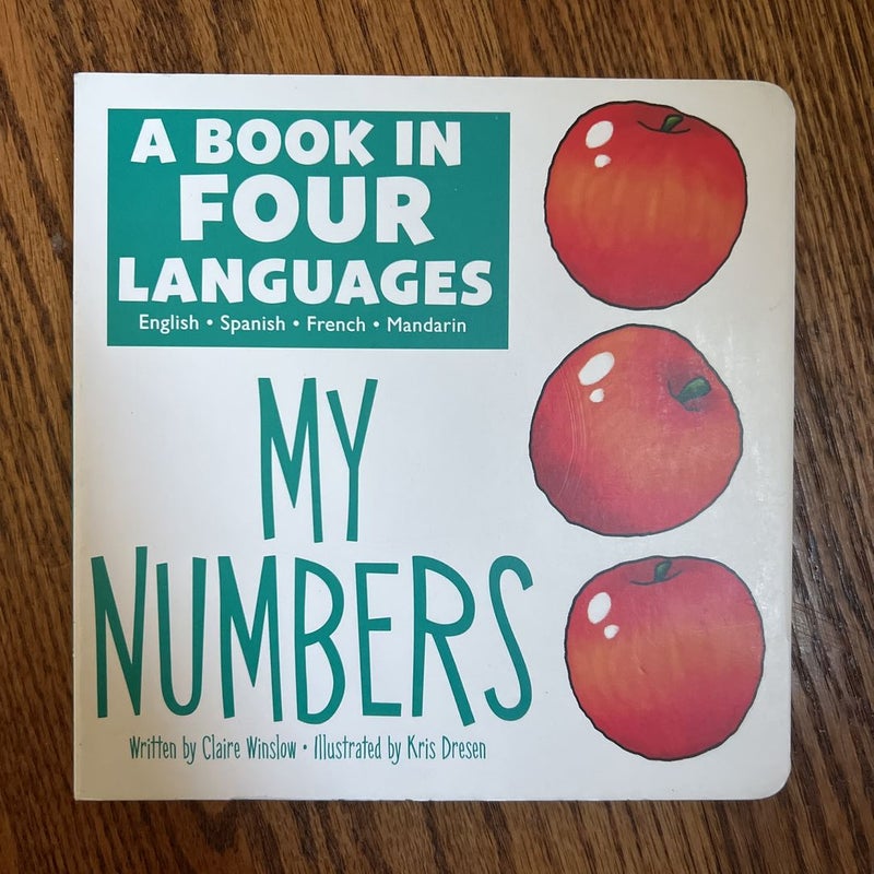 A Book in Four Languages: My Numbers