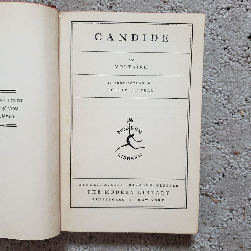 Candide (The Modern Library Edition, 1930)