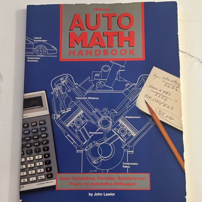 Auto Math Handbook by John Lawlor