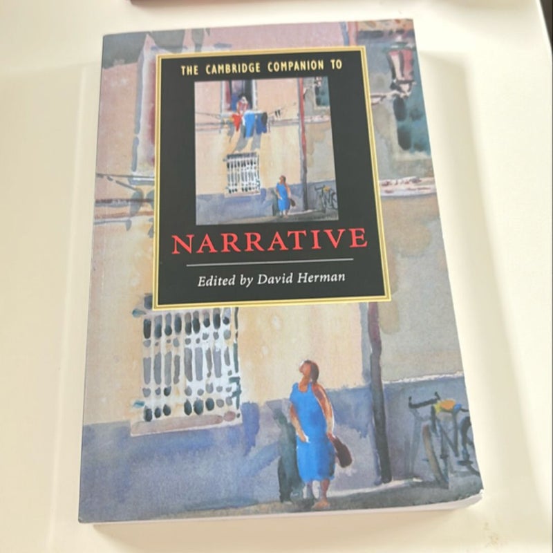 The Cambridge Companion to Narrative