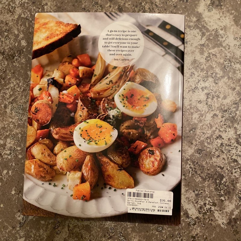 Go-To Dinners Cookbook By Ina Garten 