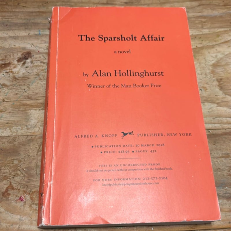 The Sparsholt Affair (ARC)