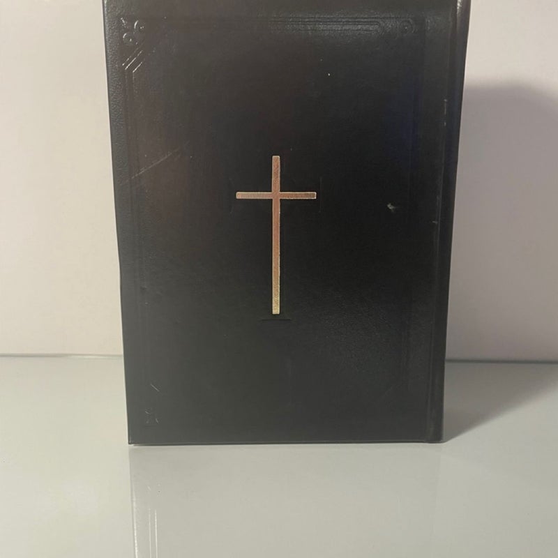 The Holy Bible Douay-Rheims Version 1989 Tan Books Blk Leatherette Very Good