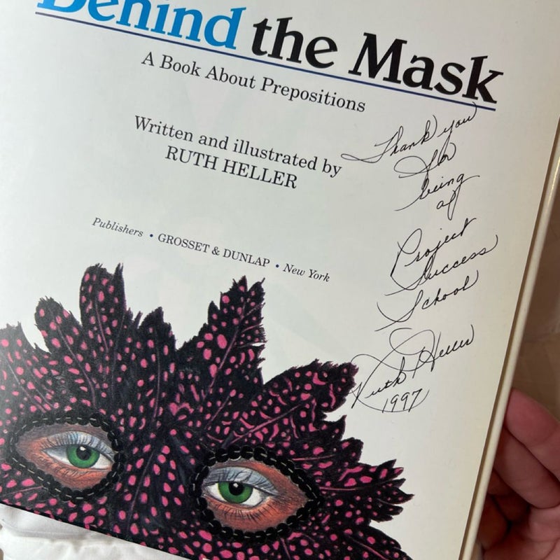 Behind the Mask - autographed 