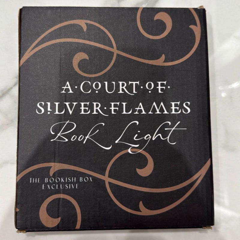 A court of silver flames book light bookish box 