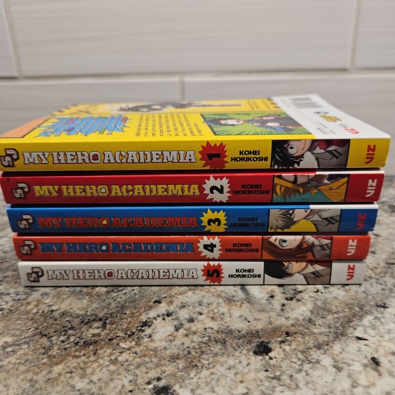 My Hero Academia, Vol. 1-5