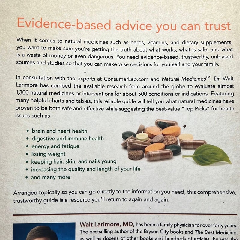 The Natural Medicine Handbook by Walt Larimore, Dónal O'Mathúna