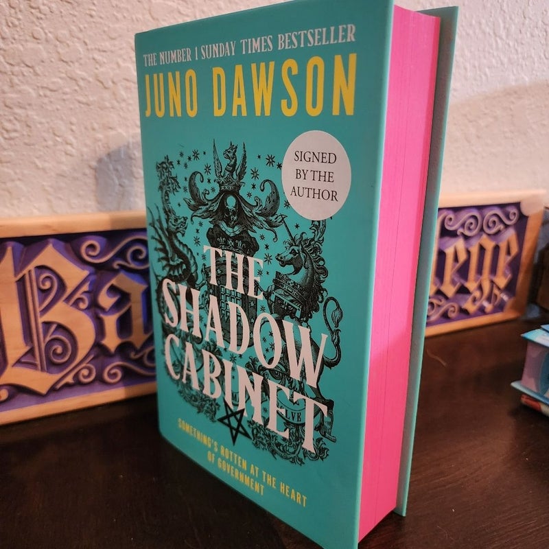 The Shadow Cabinet by Juno Dawson SIGNED Waterstones