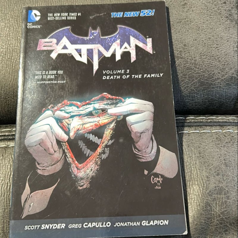 Batman Vol 3 Death of the Family New 52