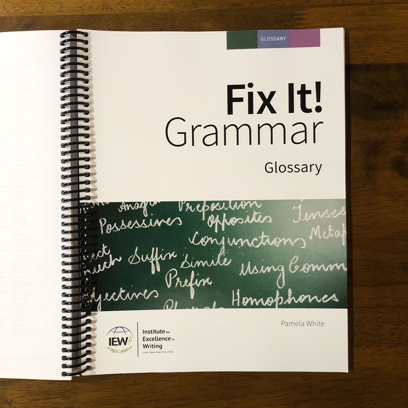 Fix It! Grammar Robin Hood Teacher’s Manual