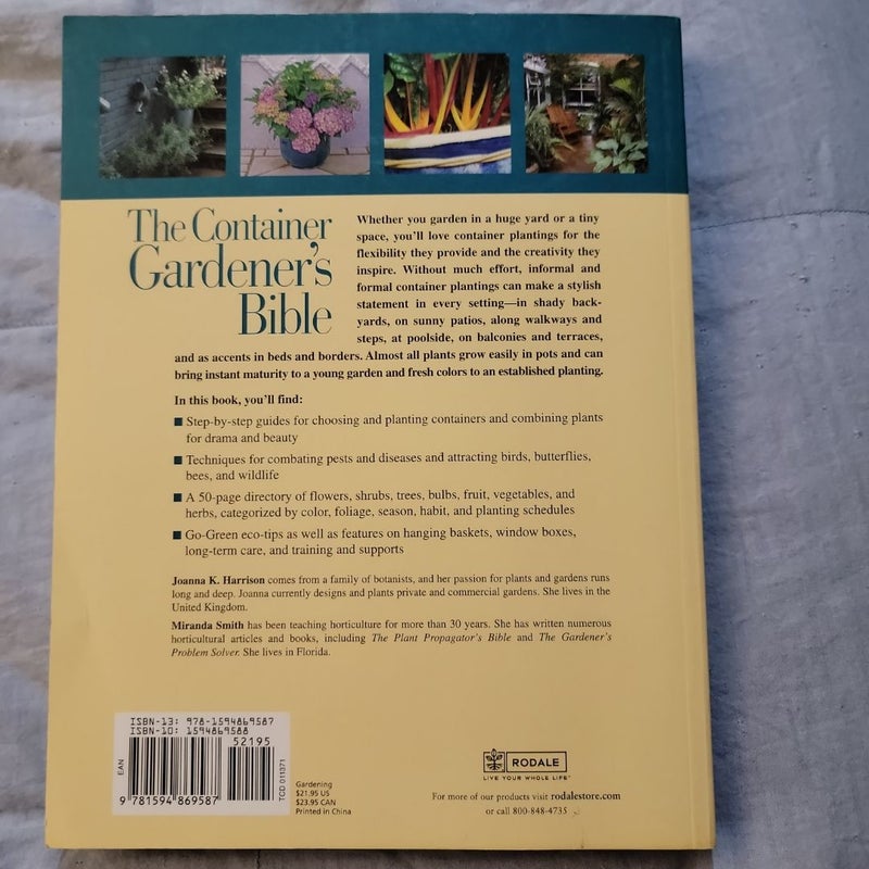 The Container Gardener's Bible