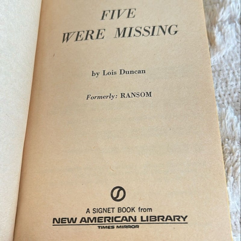 Five Were Missing