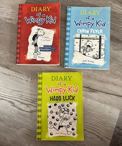 Diary of a Wimpy Kid Set (Books 1, 6, and 8)