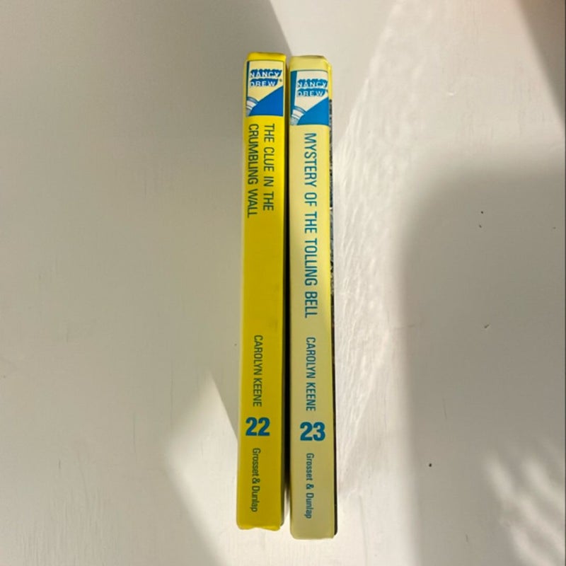 Set of 2 Nancy Drew books! 22 and 23