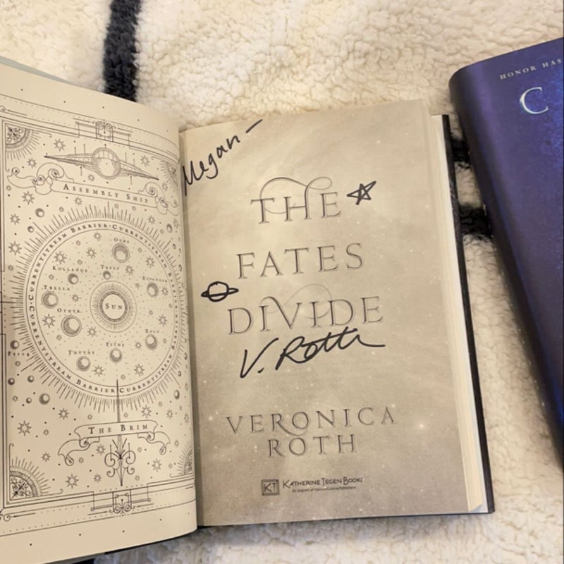 Carve the Mark and The Fates Divide Signed 