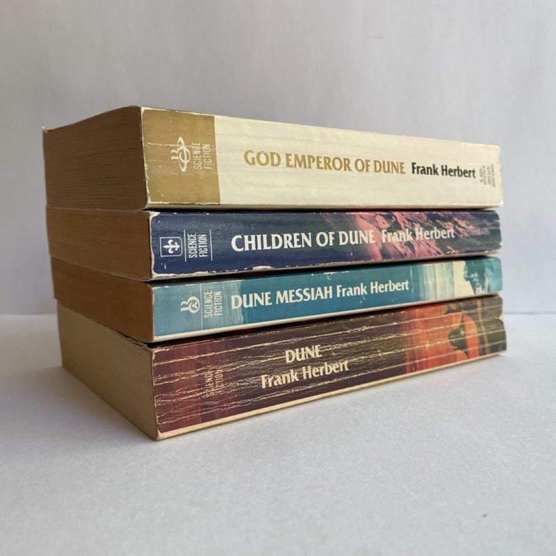 Dune; Dune Messiah; Children of Dune; God Emperor of Dune