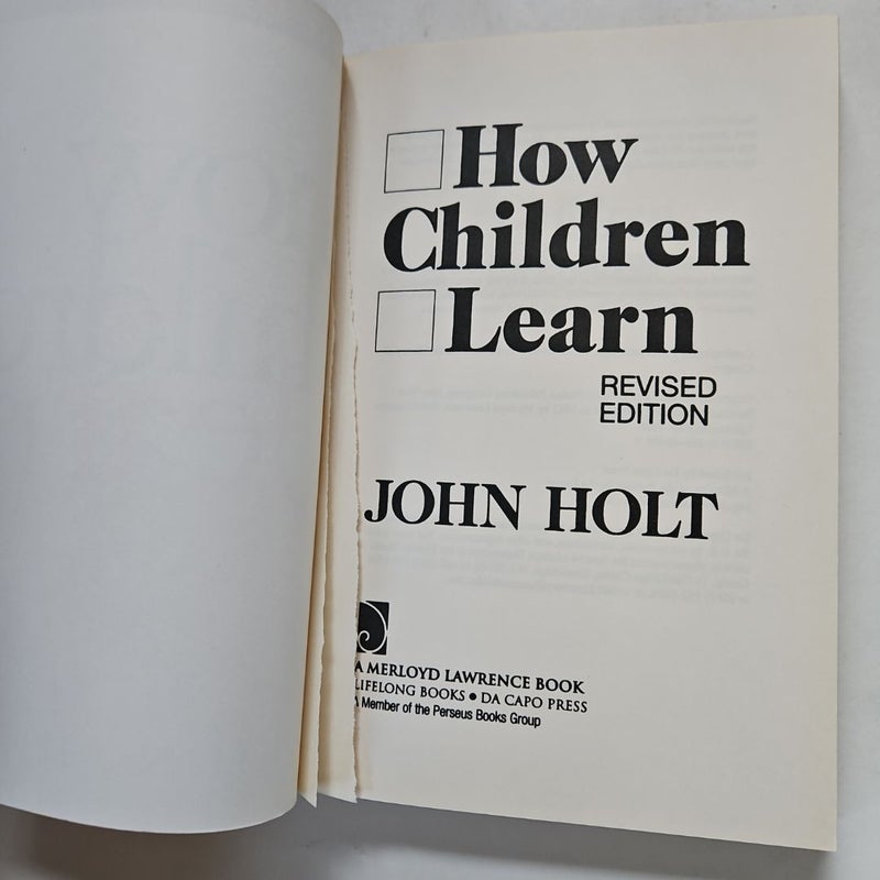 How Children Learn