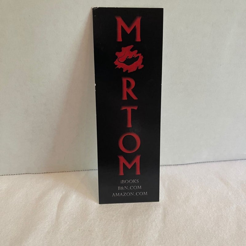 Mortom SIGNED with bookmark