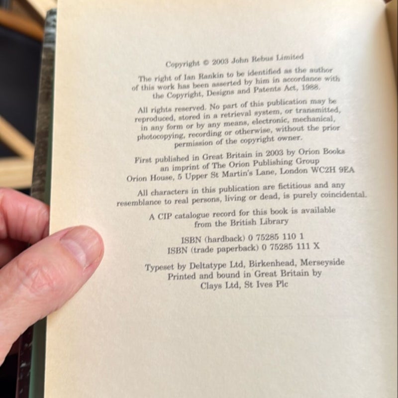 A Question of Blood SIGNED
