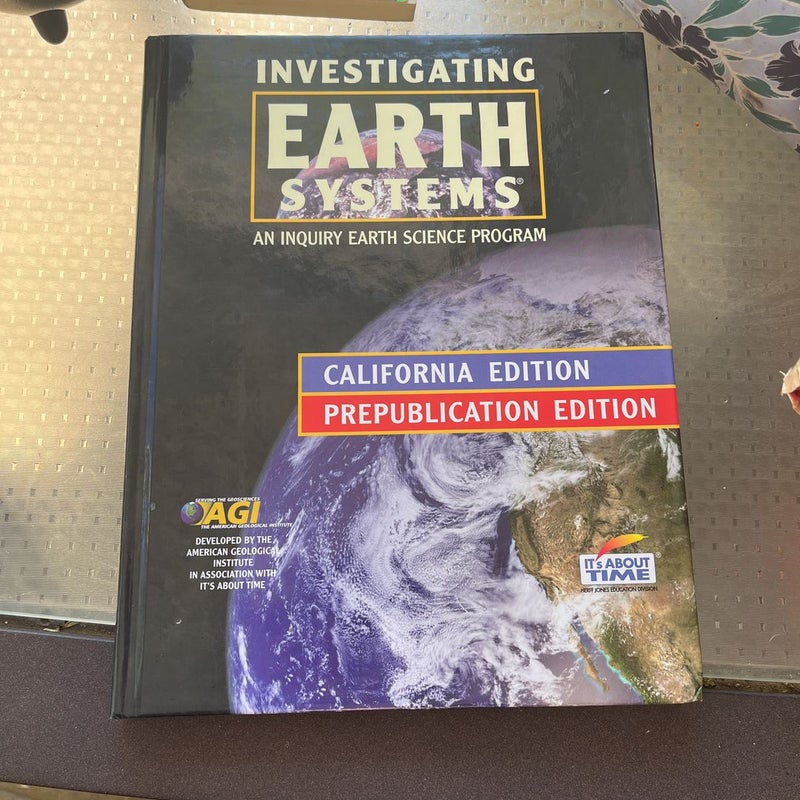 Investigating earths systems 