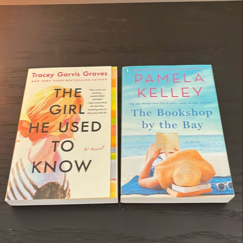 2 Romance Books Lot: The Girl He Used to Know / The Bookshop by the Bay