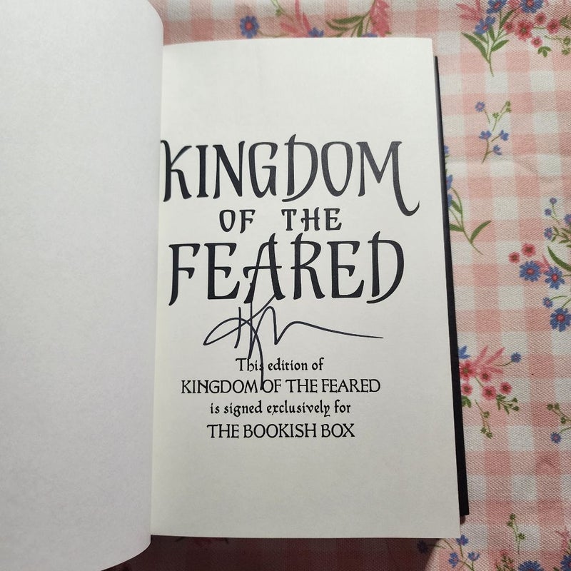 Kingdom of the Feared SIGNED Bookish Box Special Edition