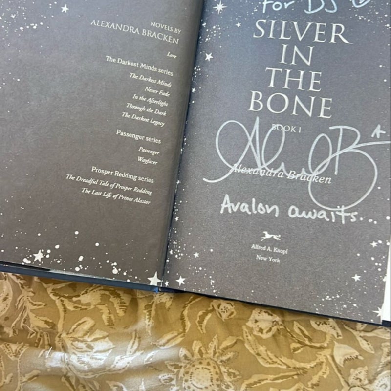 Silver in the Bone (signed copy)