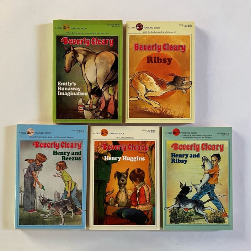 Emily's Runaway Imagination; Henry Huggins; Ribsy; Henry and Ribsy, Henry and Beezus