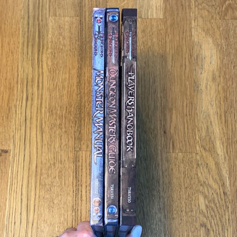 Dungeons & Dragons 3.0 Core Rulebooks Complete Set