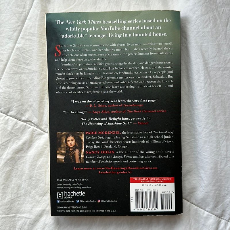 The Haunting of Sunshine Girl, The Awakening of Sunshine Girl, and The Sacrifice of Sunshine Girl