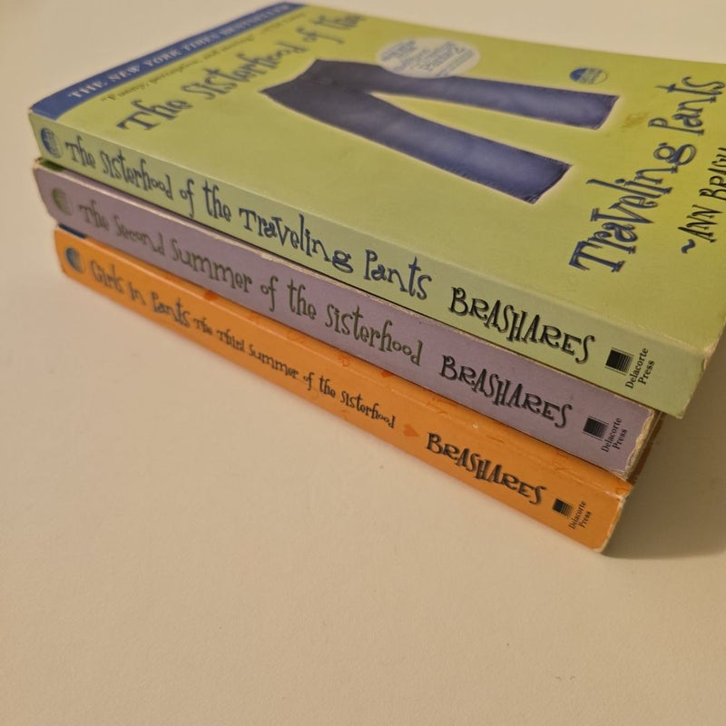 Sisterhood Series Book 1-3: The Sisterhood of the Traveling Pants, The Second Summer of the Sisterhood, Girls in Pants The Third Summer of the Sisterhood