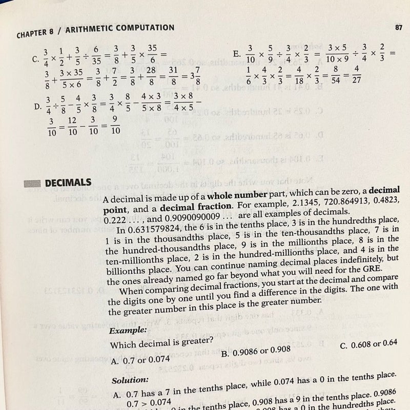 Conquering the New GRE Math