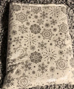 Snowflakes Padded Booksleeve