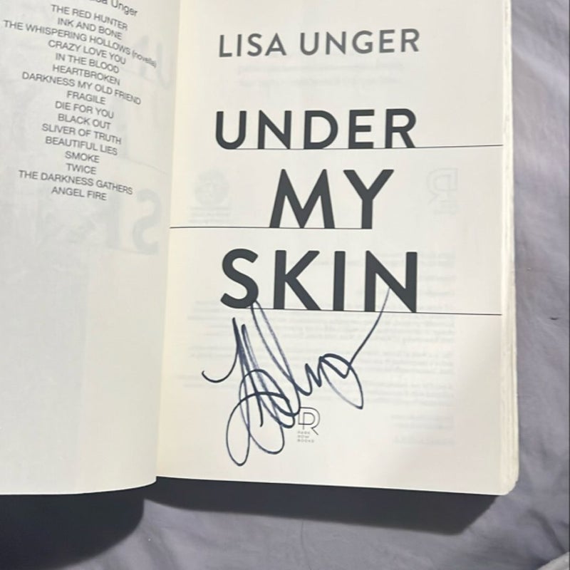 Under My Skin SIGNED COPY