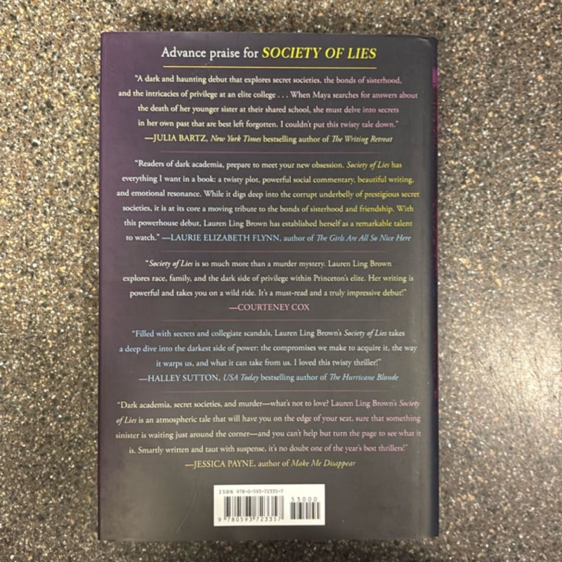 Society of Lies: Reese's Book Club