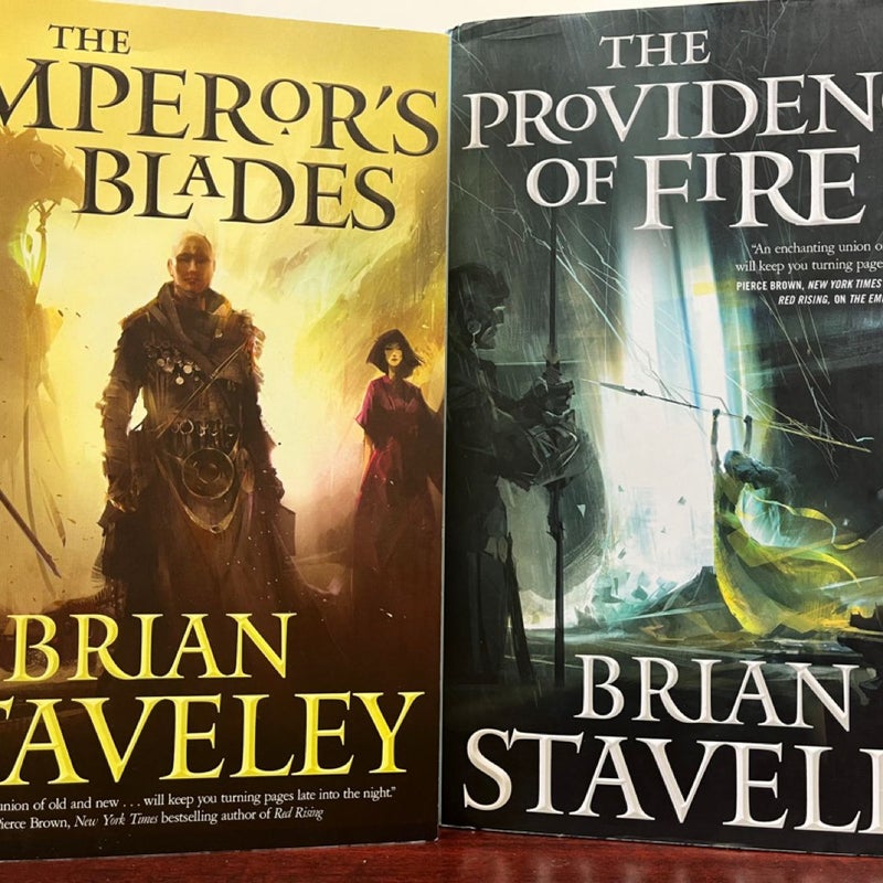 The Emperor’s Blade and The Providence of Fire