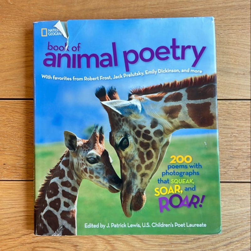 National Geographic Kids Book of Animal Poetry