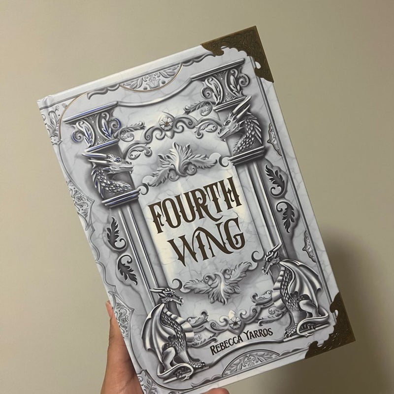 Fourth Wing Exclusive Luxe Edition + 4 Illustrated Page Overlays