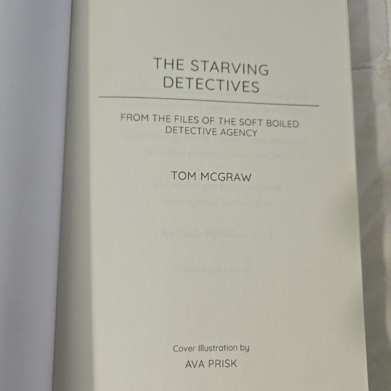 The Starving Detectives paperback Tom McGraw humor noir