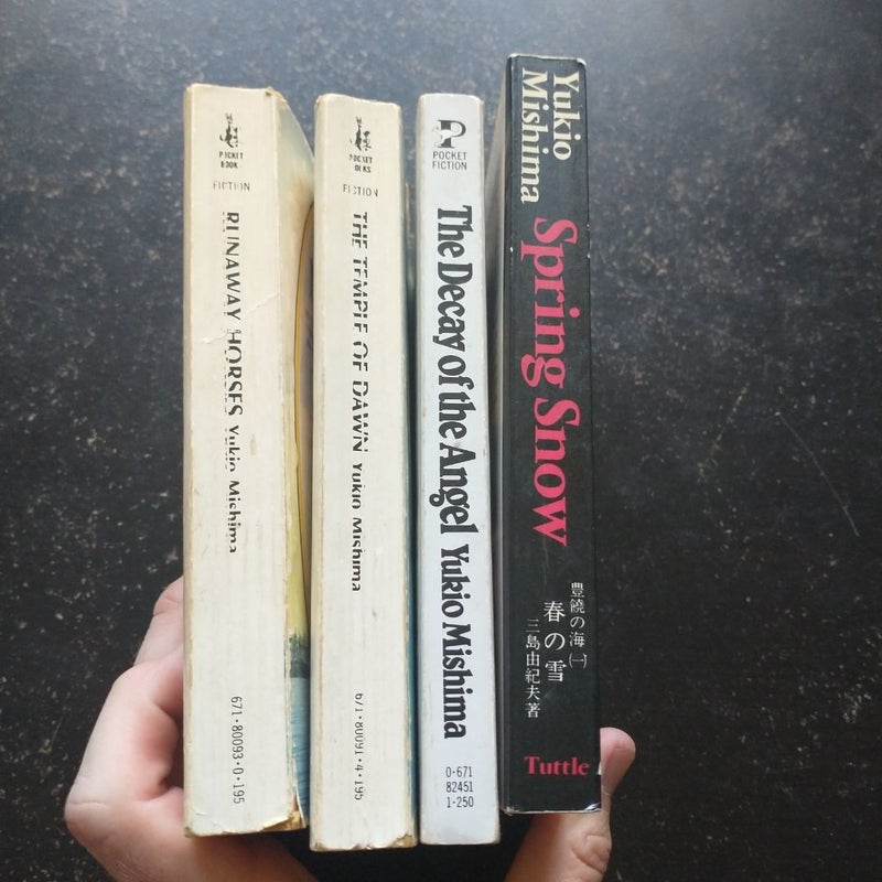 Yukio Mishima The Sea Of Fertility Bundle 1-4