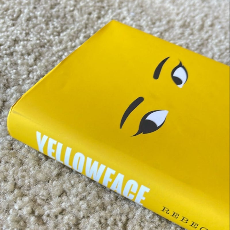 Yellowface UK edition with Page Overlays and Bookmark