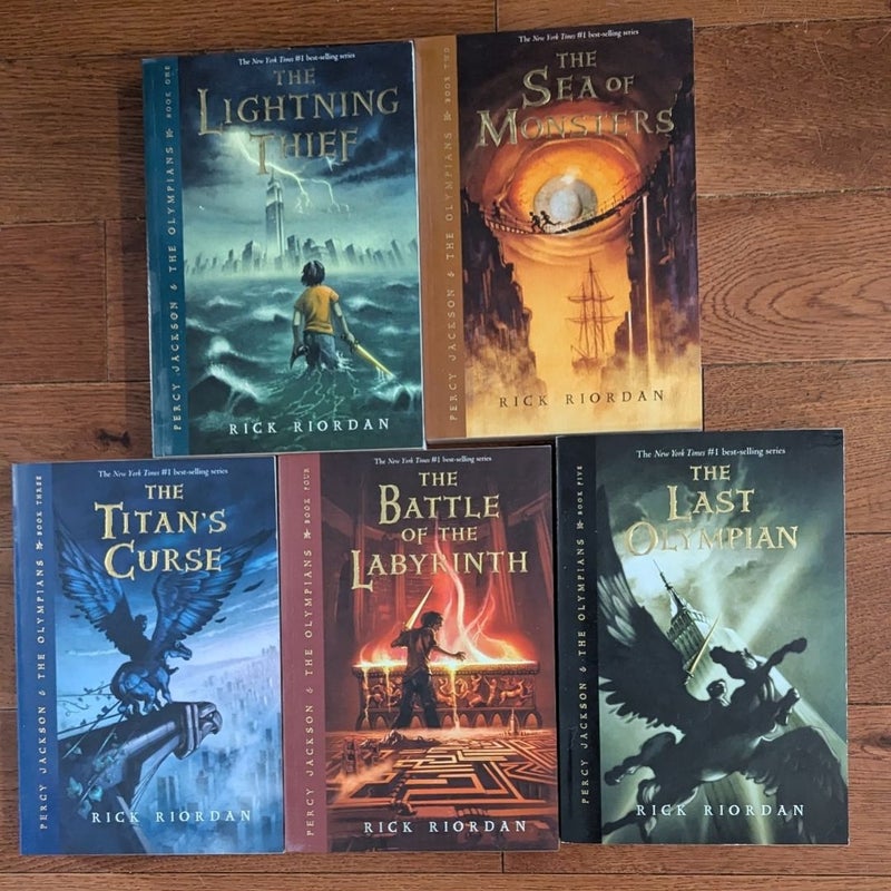 Percy Jackson and the Olympians, Books One-Five