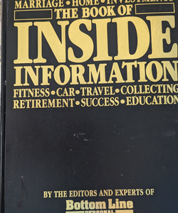 The Book of Inside Information Editors & Experts Bottom Line Personal Money Home 